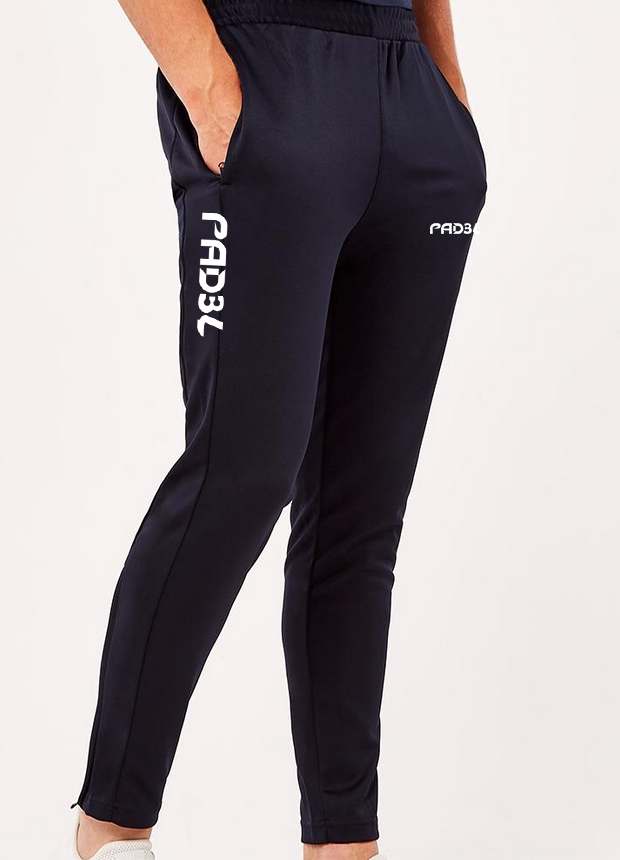 Padel trainingsbroek (polyester) - Zwart - Pad3l