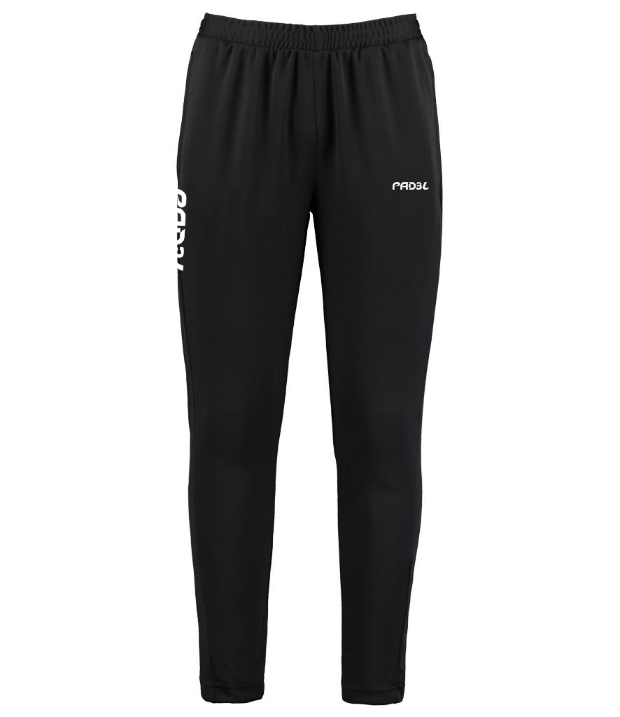 Padel trainingsbroek (polyester) - Zwart - Pad3l