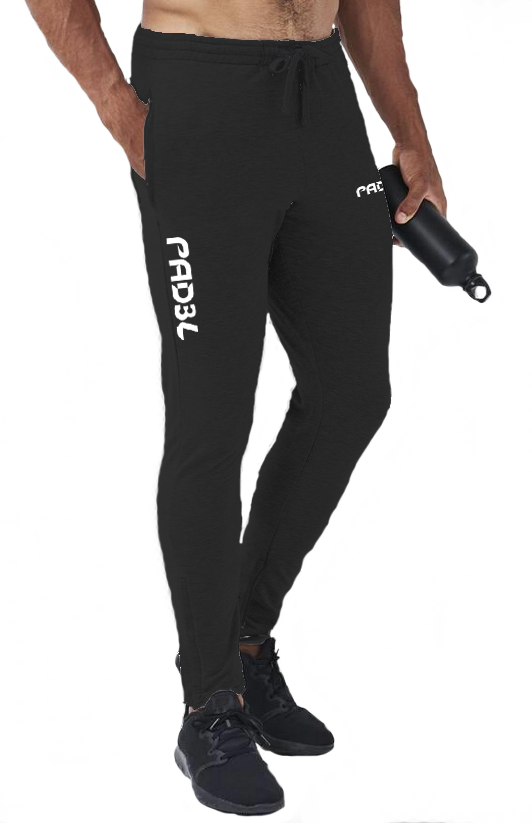 Padel trainingsbroek jogging - Zwart